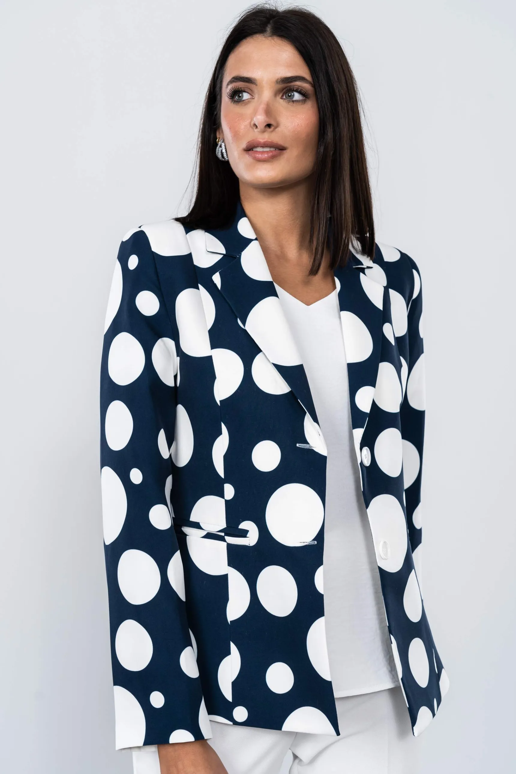 Precchio Chaquetas<AMERICANA TOPO GRANDE