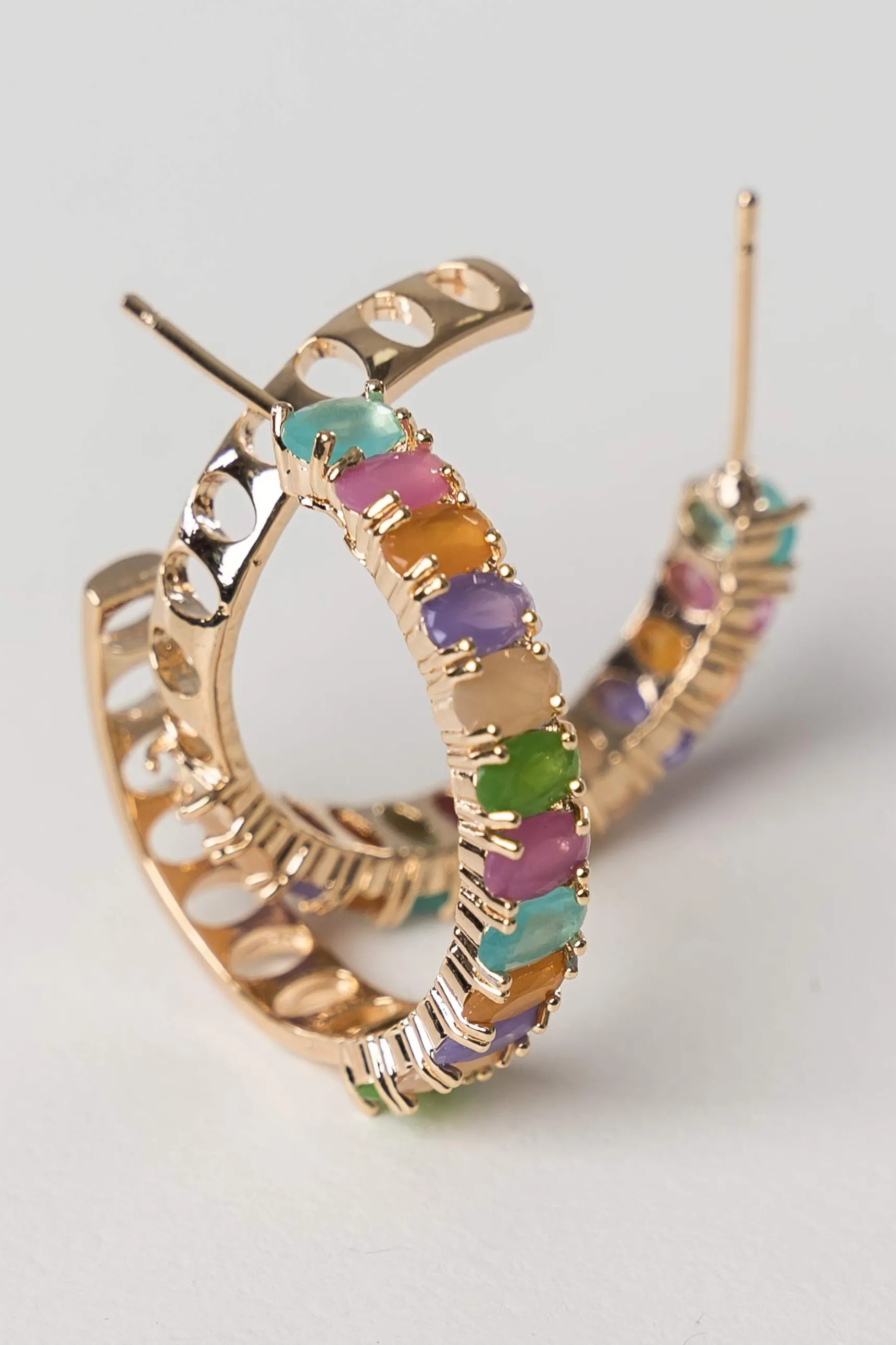 Precchio Bisuteria<AROS PIEDRAS ENGARZADAS AGUA