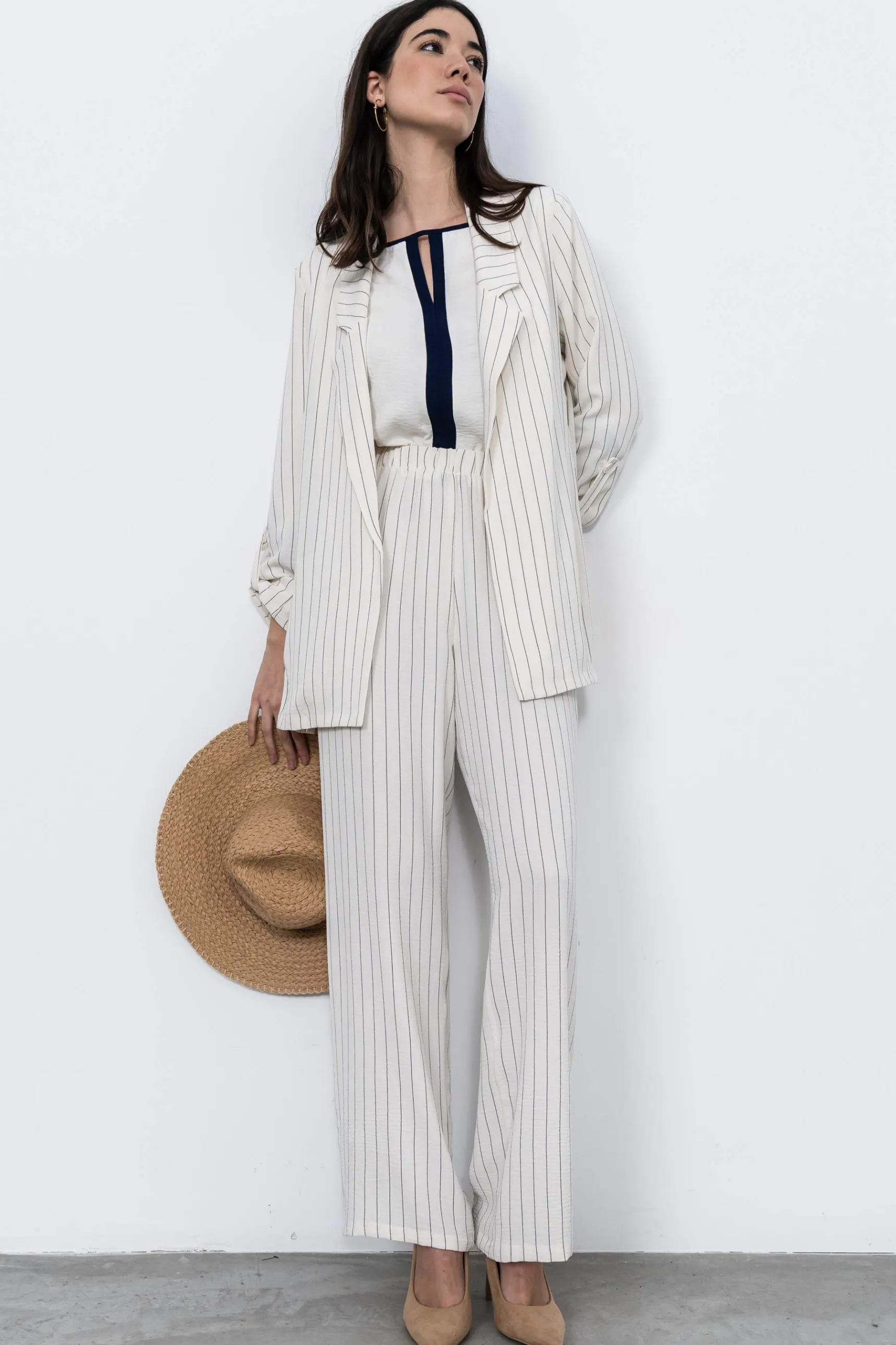 Precchio Chaquetas<BLAZER RAYA DIPLOMÁTICA