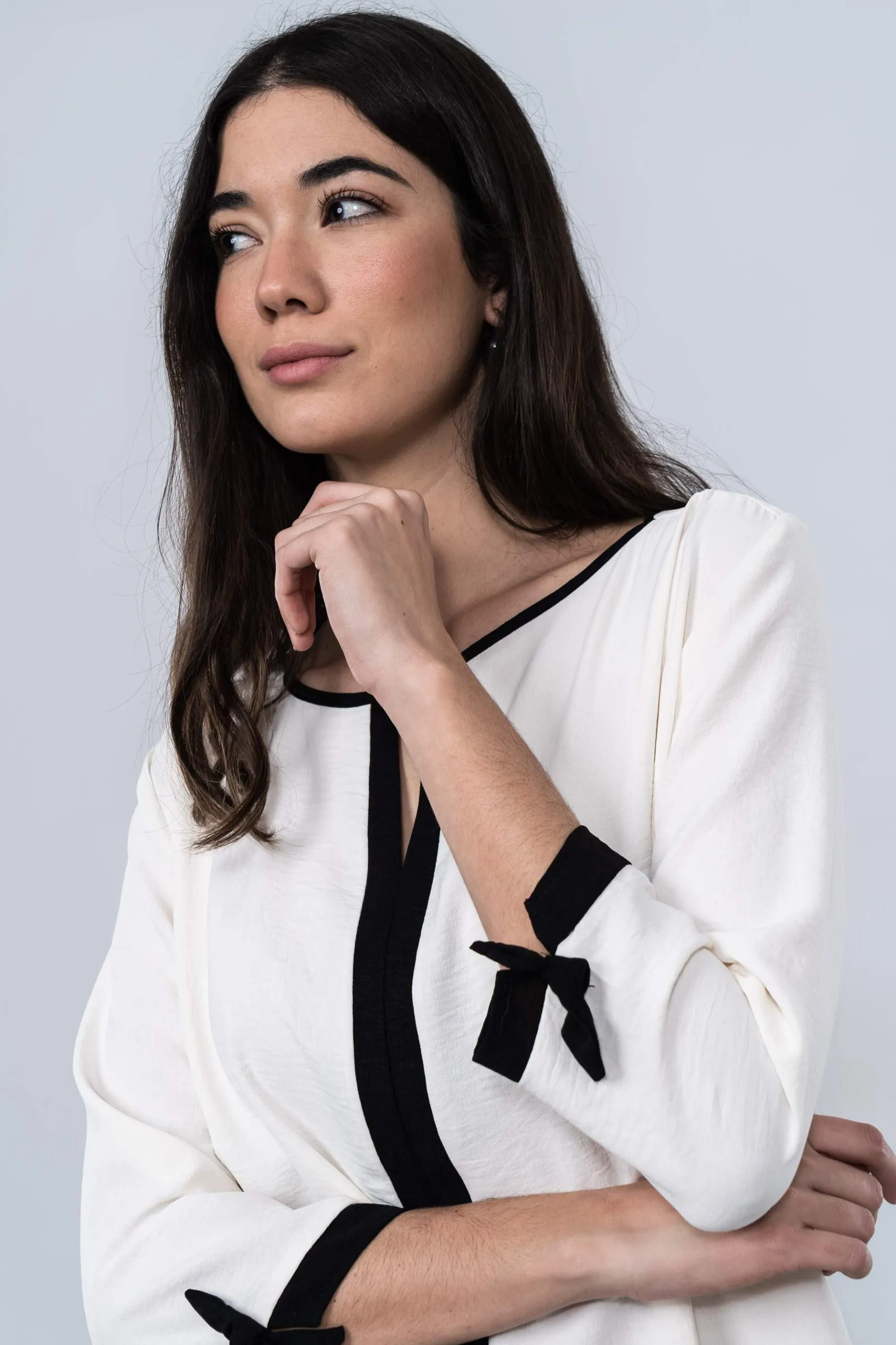 Precchio Blusas Y Camisas<BLUSA CENEFA CONTRASTE CRUDO