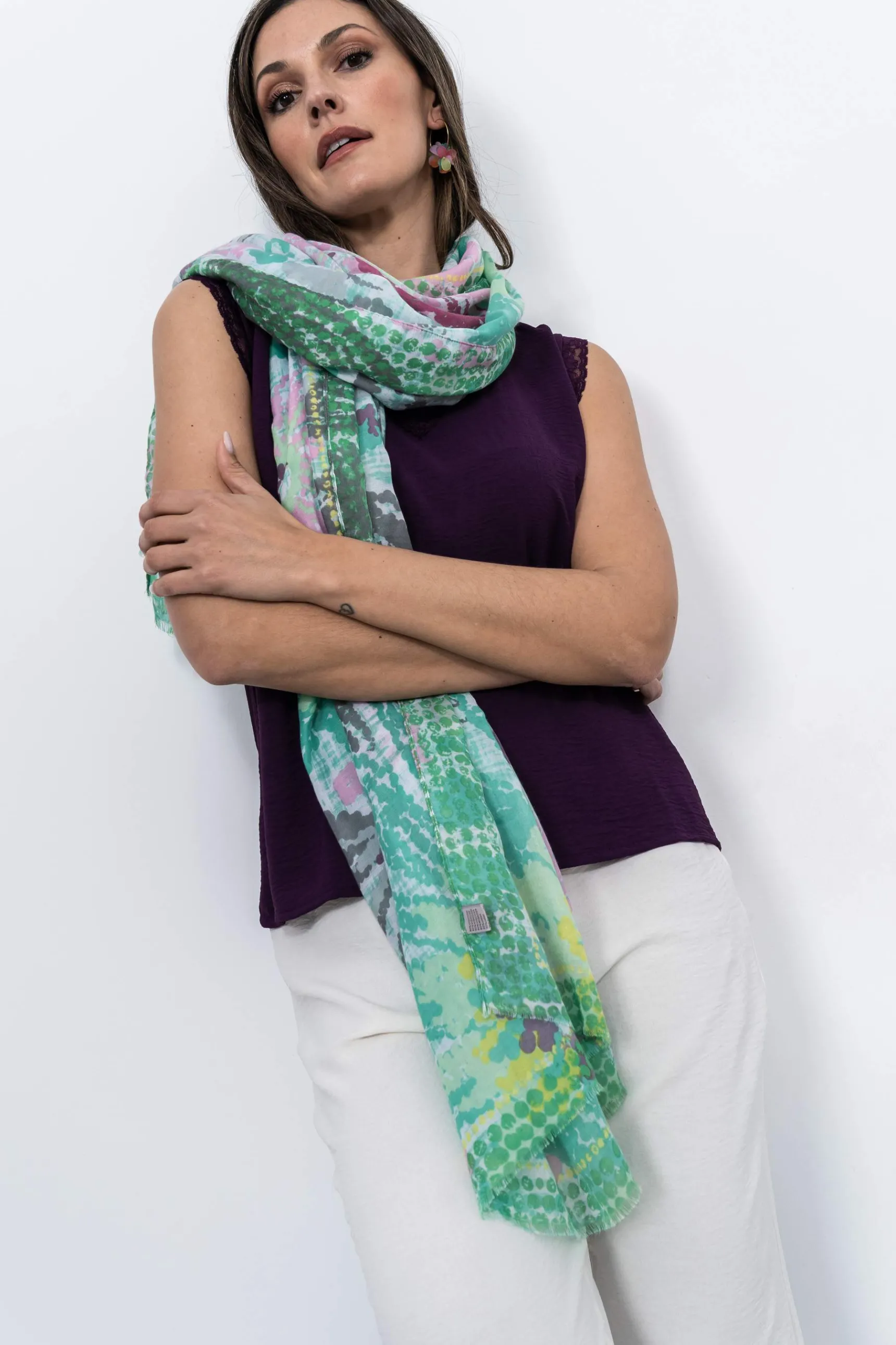 blusa_encaje_manga_sisa_m_5-1.webp Precchio Blusas Y Camisas<BLUSA ENCAJE MANGA SISA MORADO