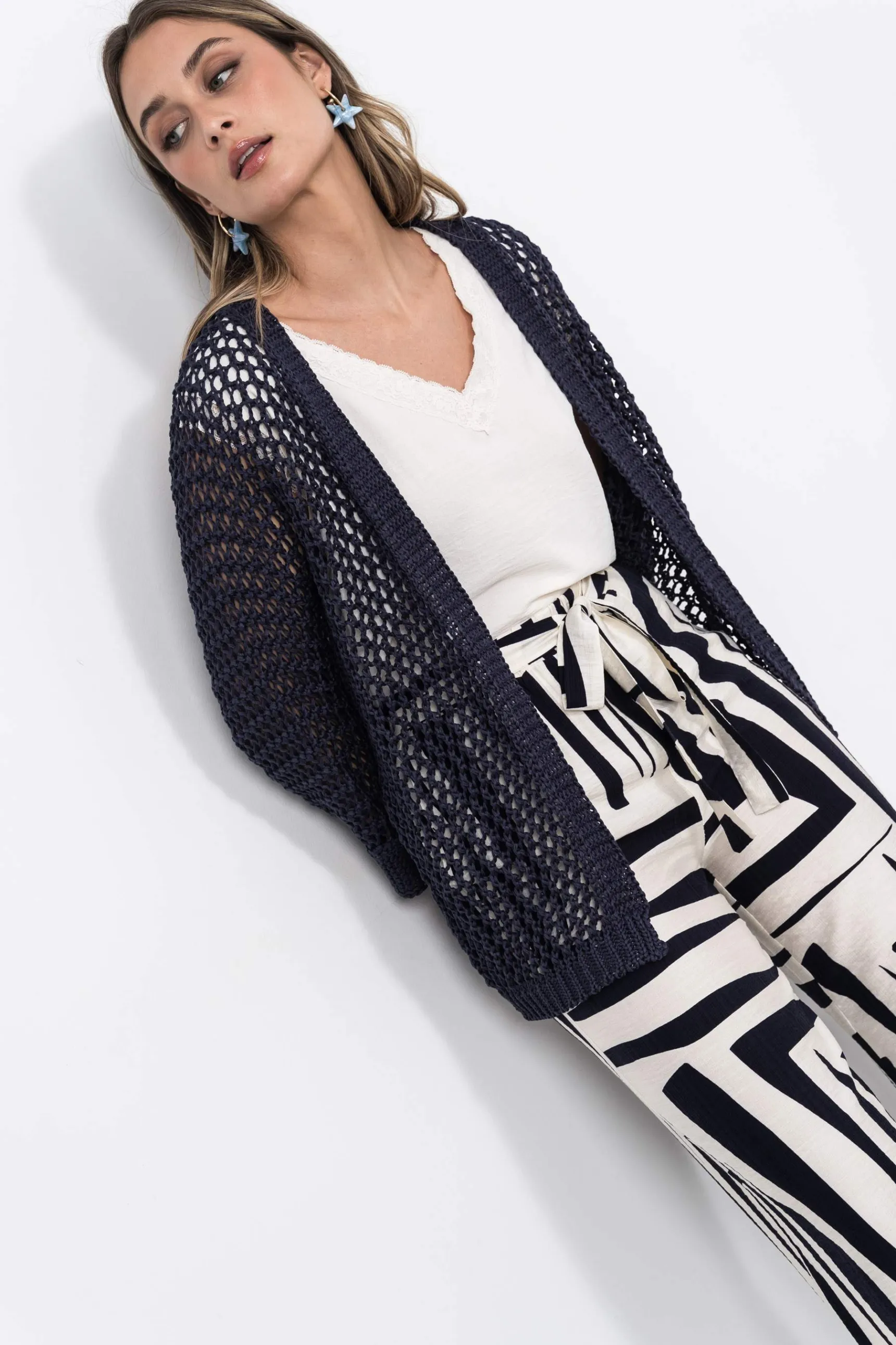 blusa_encaje_msisa_crudo_5.webp Precchio Blusas Y Camisas<BLUSA ENCAJE M/SISA CRUDO