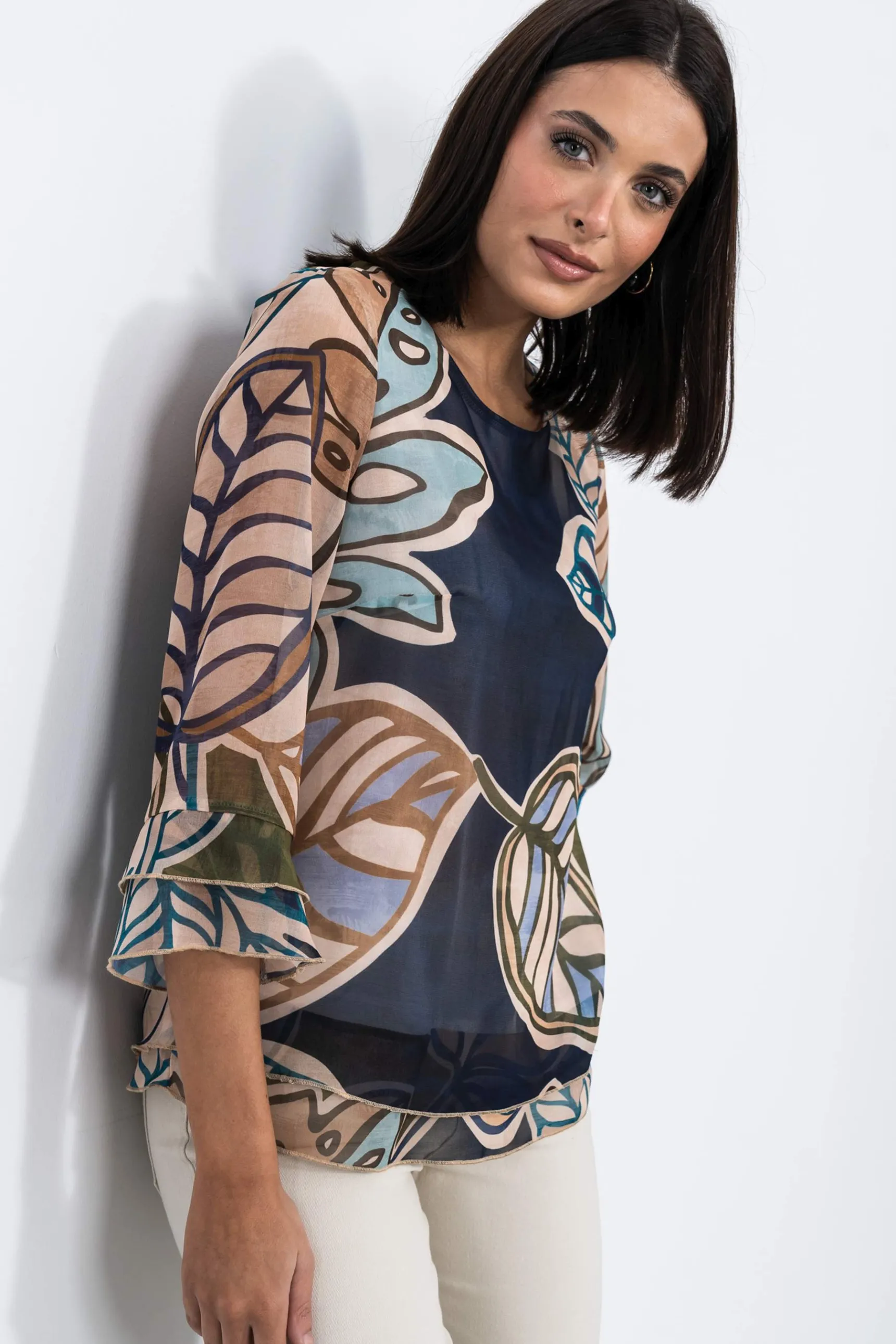Precchio Blusas Y Camisas<BLUSA HOJA GRANDE