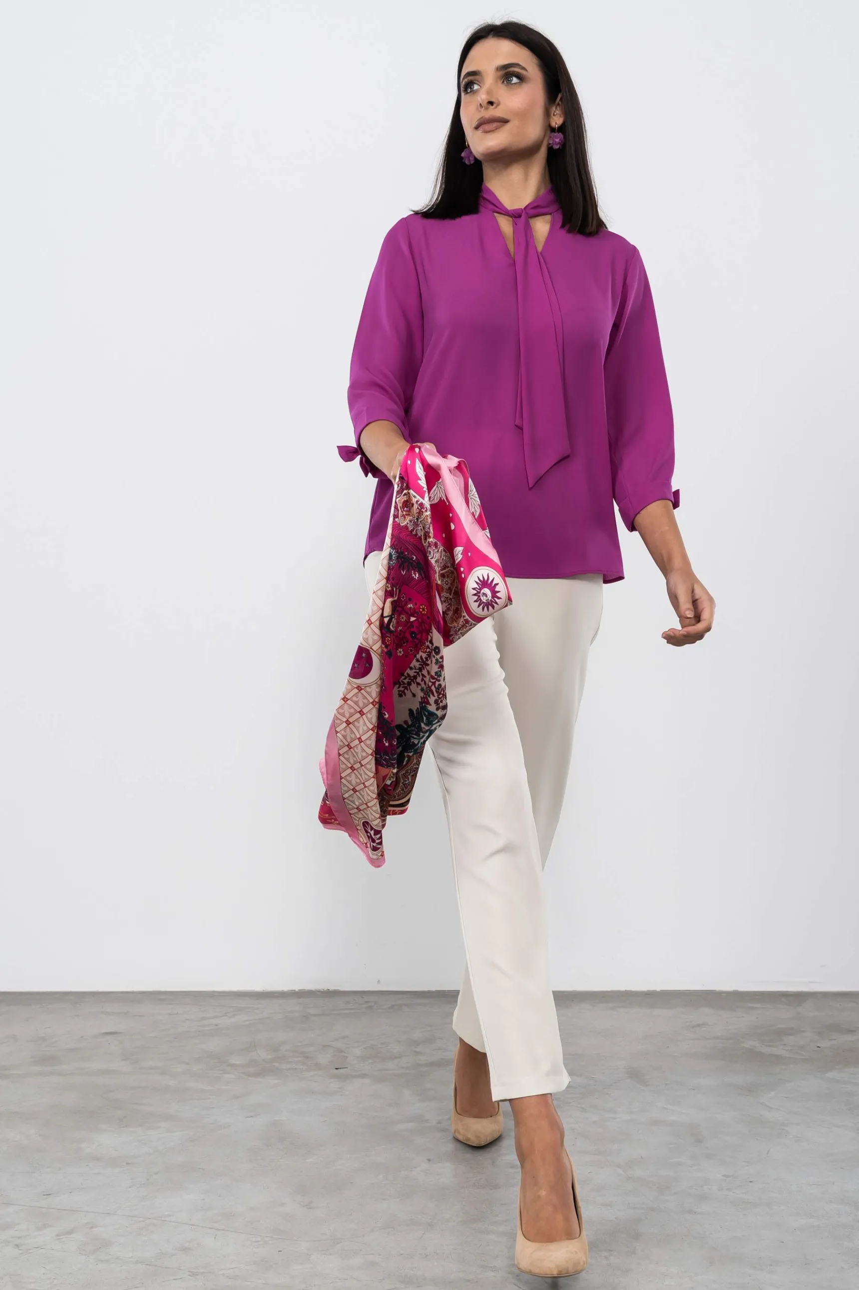 blusa_lazadas_buganvilla_5.webp Precchio Blusas Y Camisas<BLUSA LAZADAS BUGANVILLA