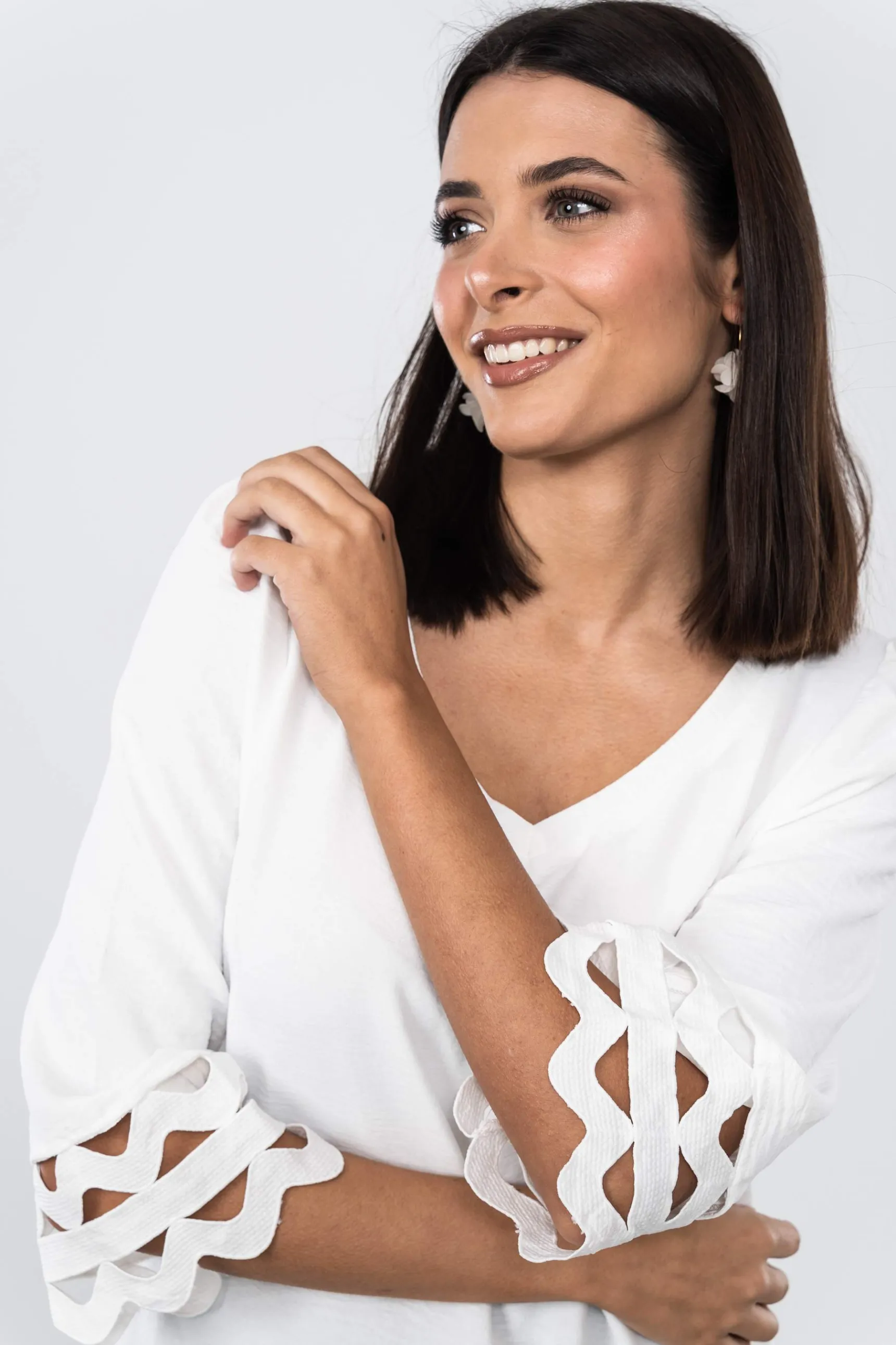 Precchio Blusas Y Camisas<BLUSA MANGAS CINTAS