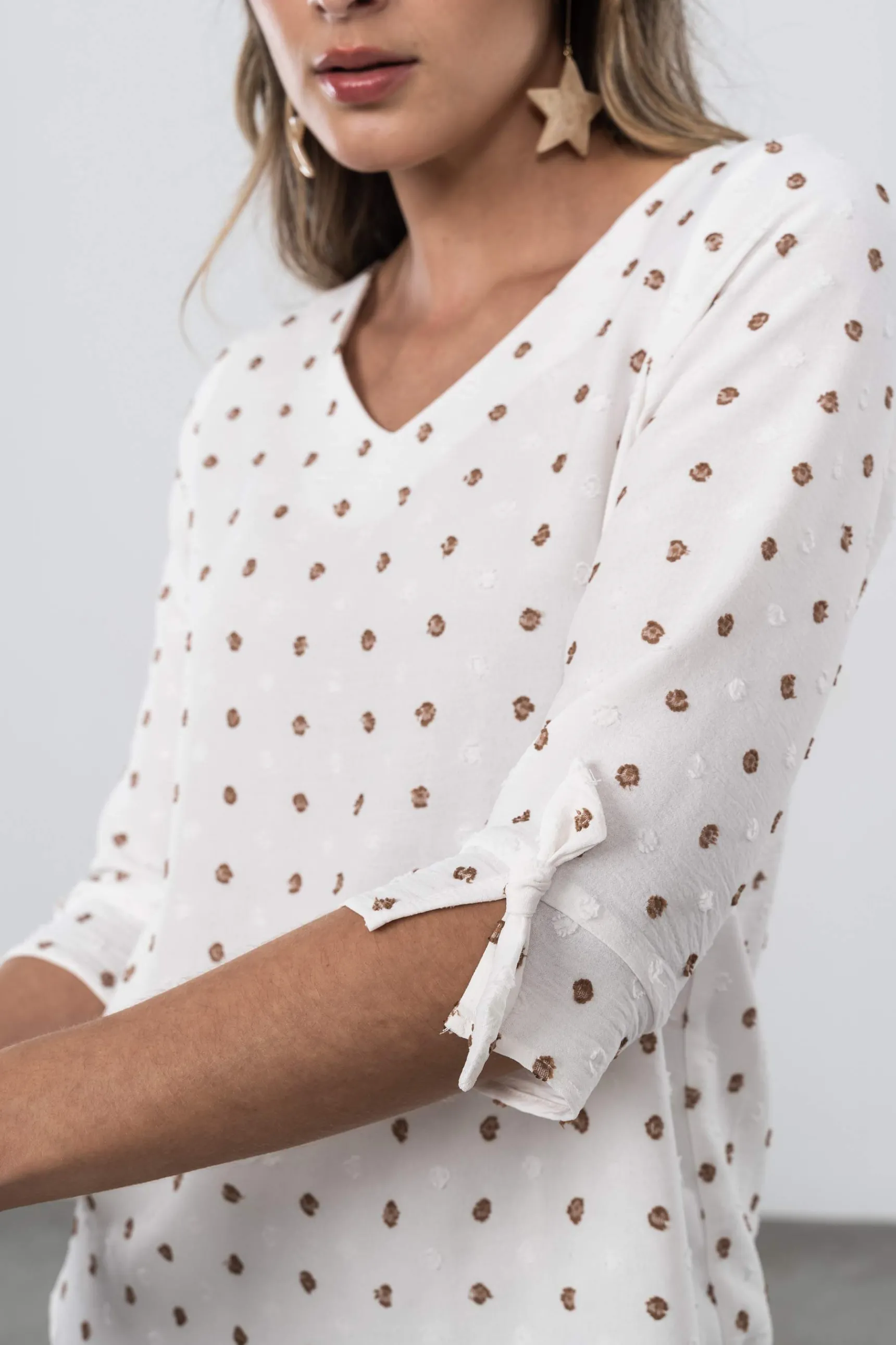 blusa_plumeti_combinado_2.webp Precchio Blusas Y Camisas<BLUSA PLUMETI COMBINADO