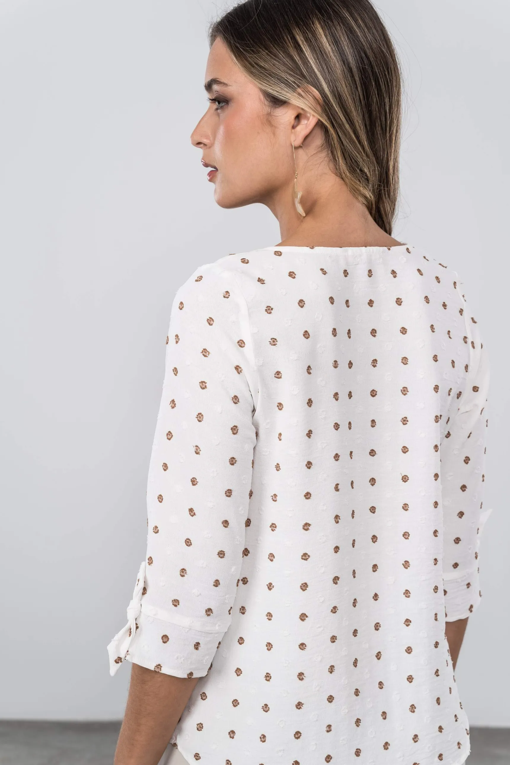 blusa_plumeti_combinado_3.webp Precchio Blusas Y Camisas<BLUSA PLUMETI COMBINADO