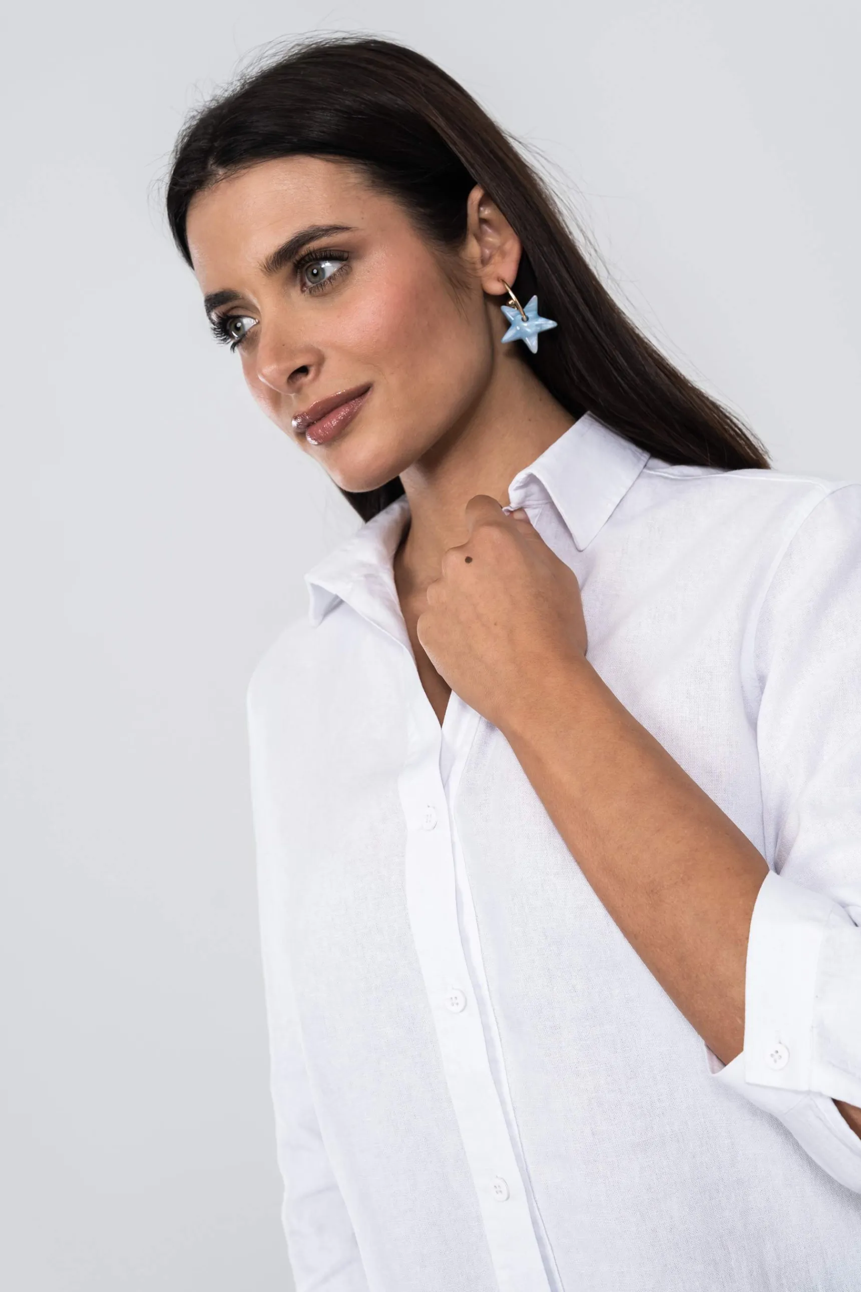 camisa_efecto_lino_blanco_6.webp Precchio Blusas Y Camisas<CAMISA EFECTO LINO BLANCO