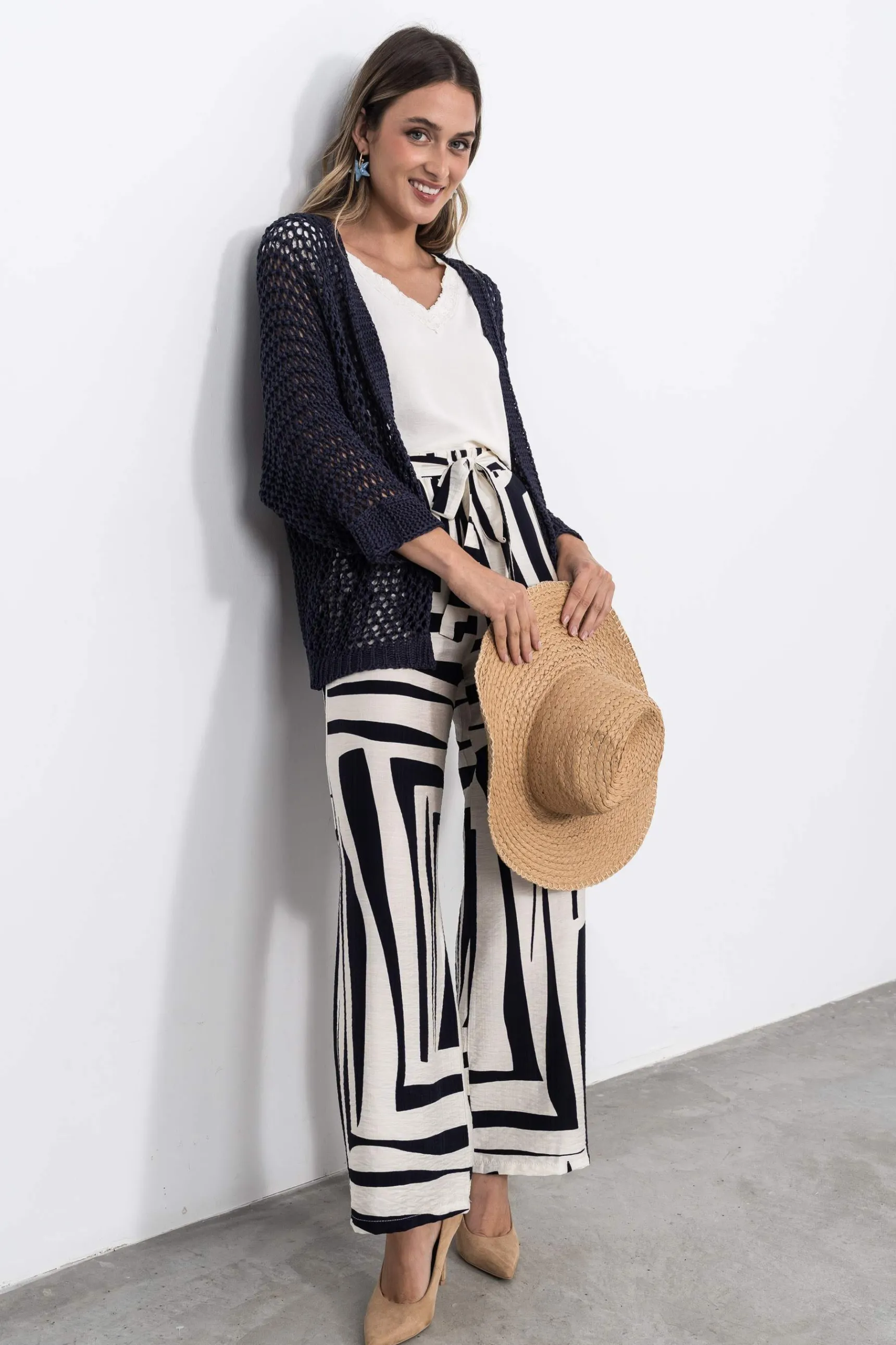 Precchio Jerseys Y Cardigans<CHAQUETA CALADA MARINO