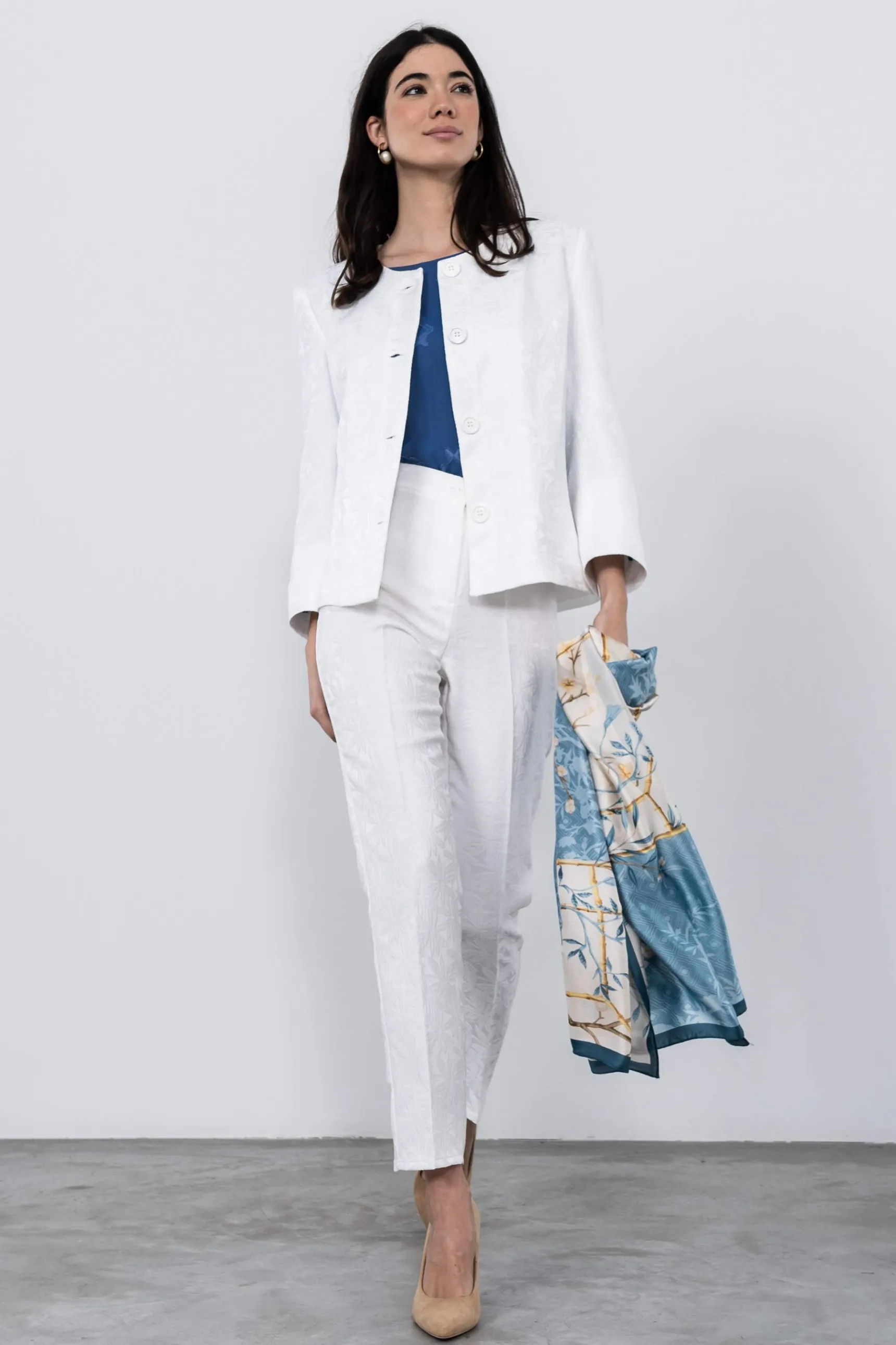 Precchio Chaquetas<CHAQUETA JACQUARD HOJAS