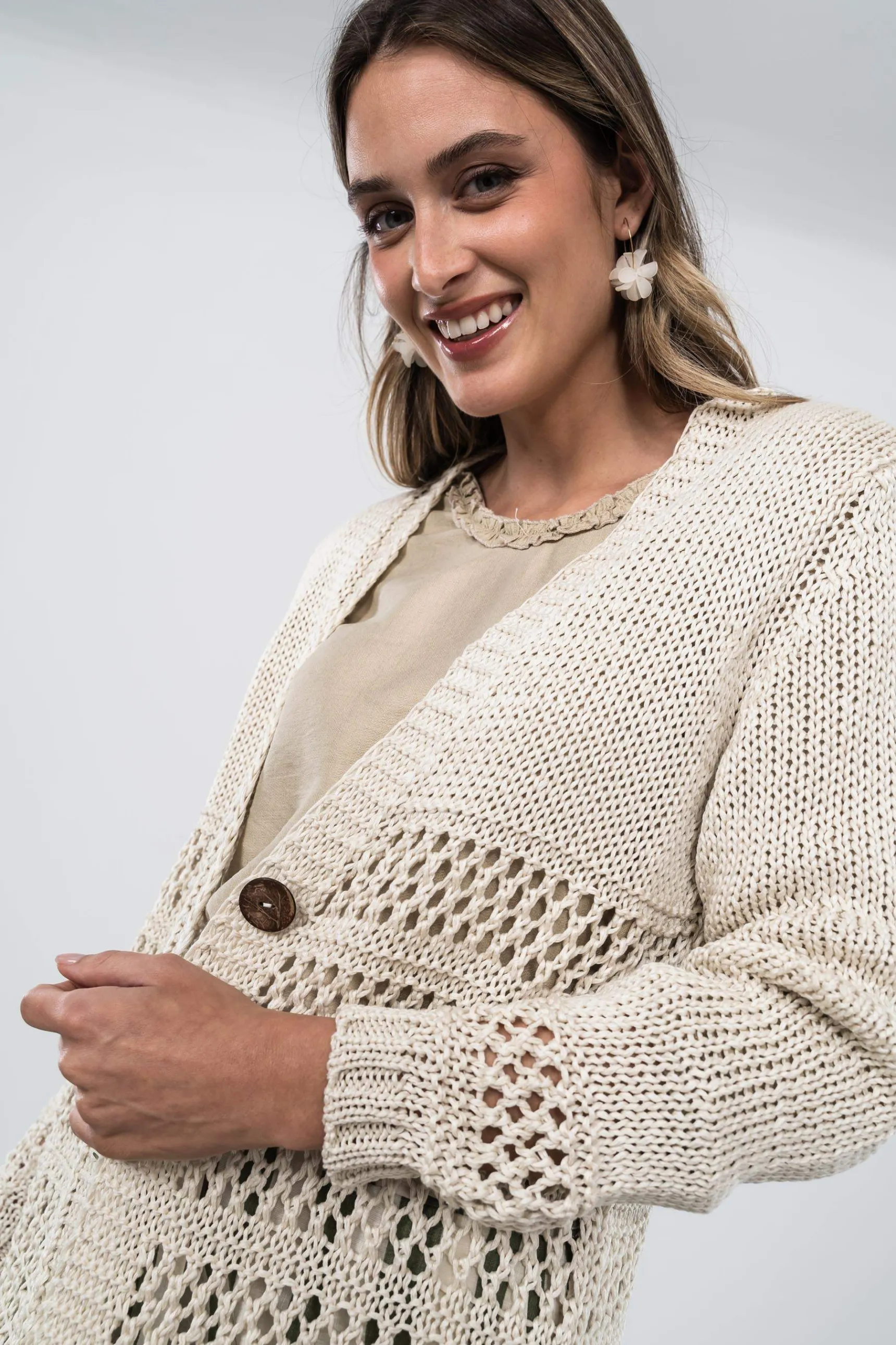 chaqueta_punto_abierto_ar_2.webp Precchio Jerseys Y Cardigans<CHAQUETA PUNTO ABIERTO ARENA