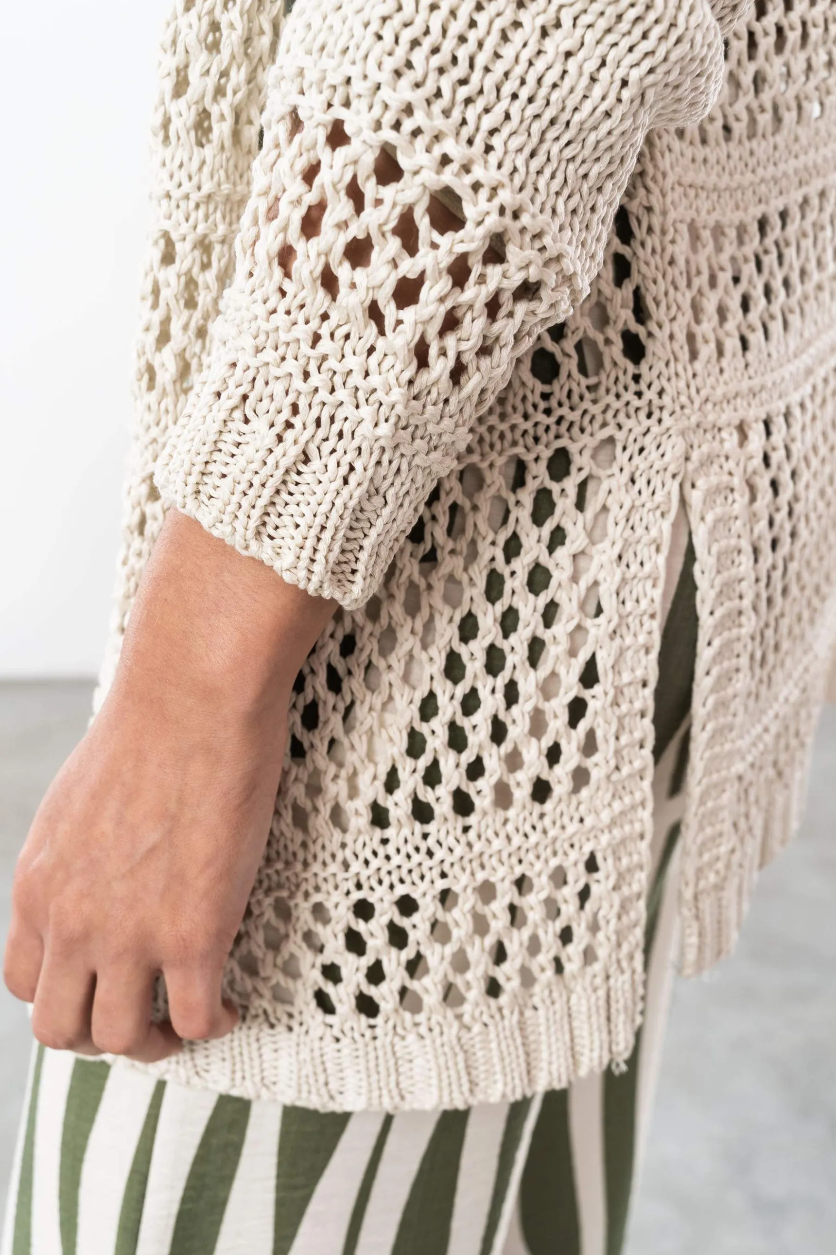 chaqueta_punto_abierto_ar_3.webp Precchio Jerseys Y Cardigans<CHAQUETA PUNTO ABIERTO ARENA