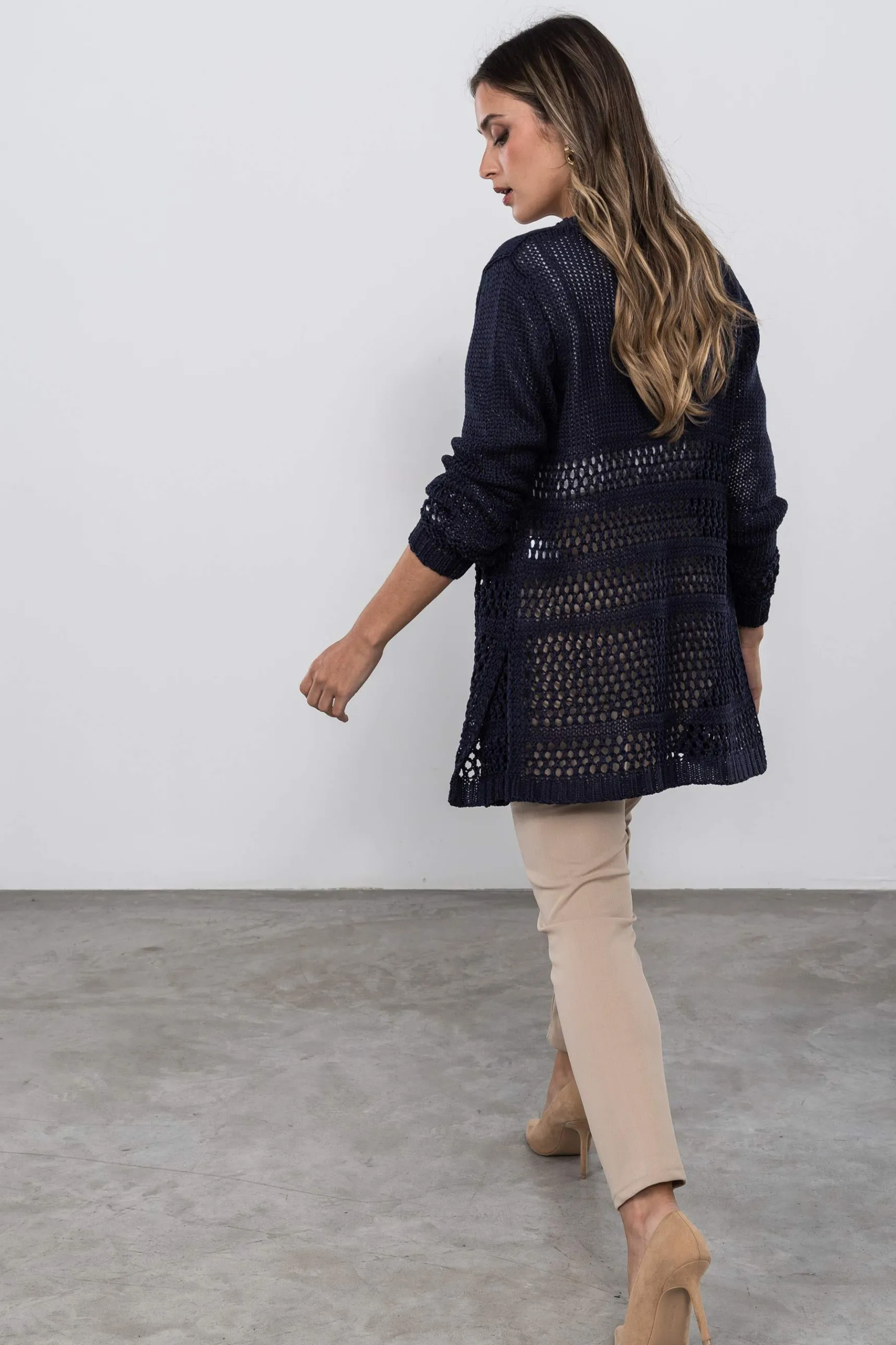 chaqueta_punto_abierto_ma_5.webp Precchio Jerseys Y Cardigans<CHAQUETA PUNTO ABIERTO MARINO