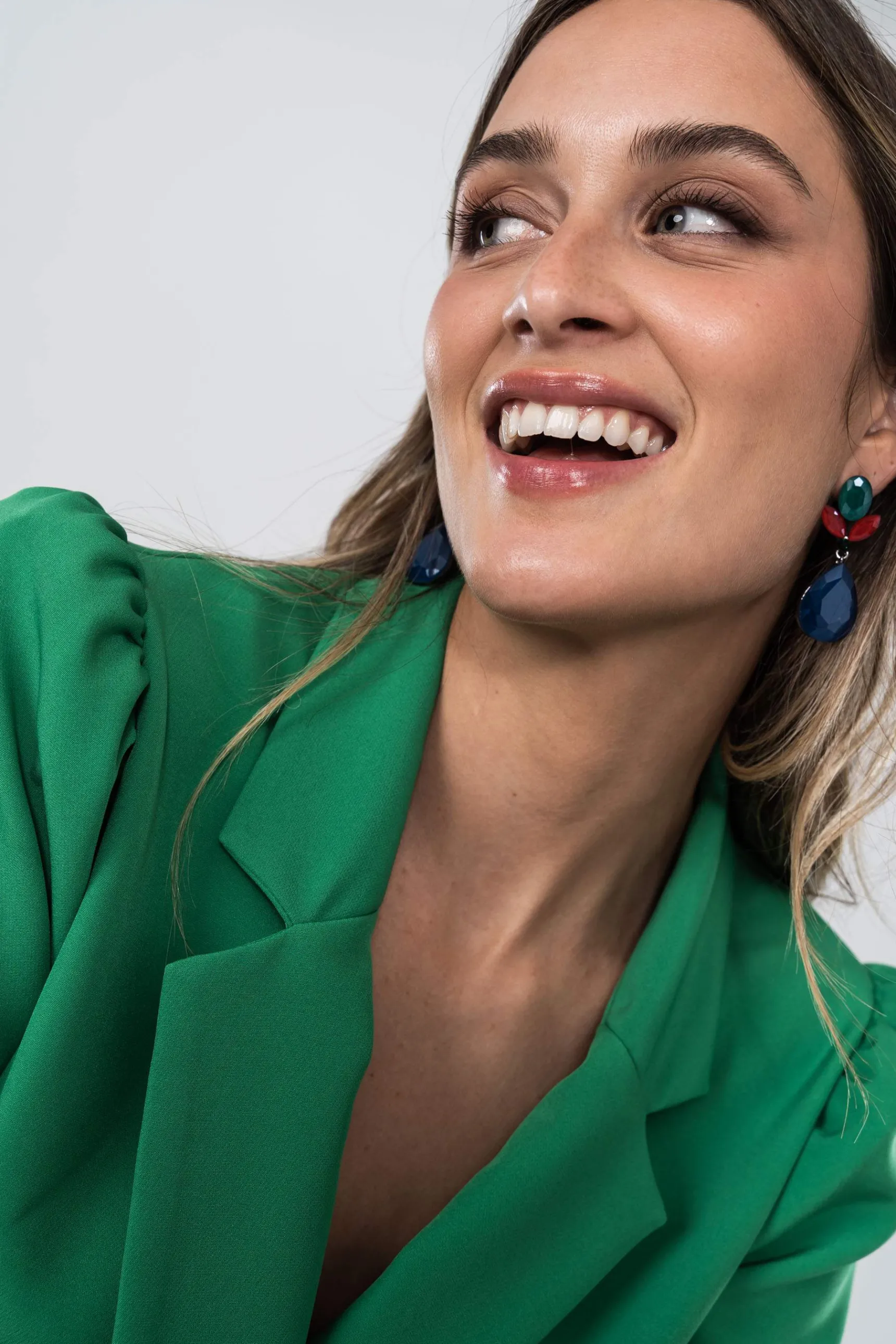 Precchio Chaquetas<CHAQUETA PUÑO FRUNCES VERDE