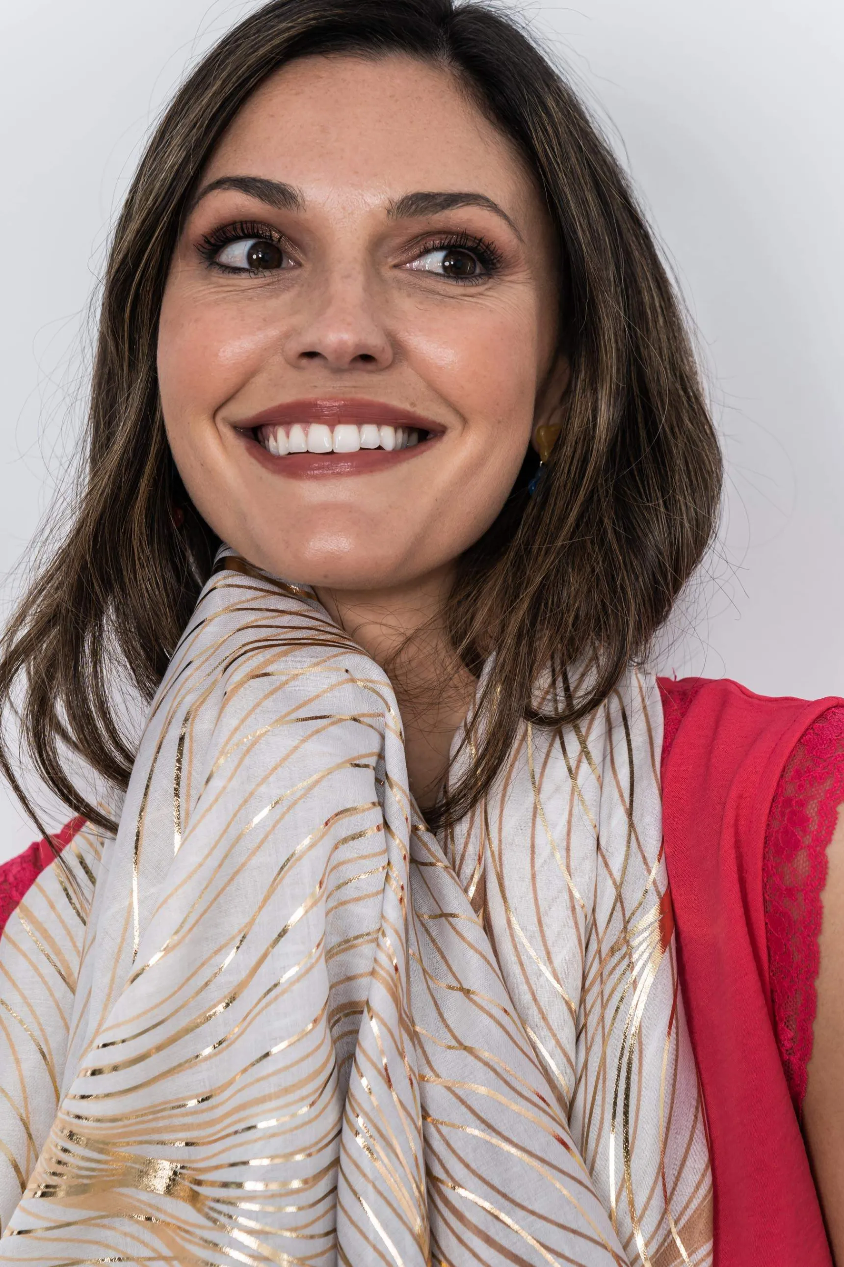 Precchio Foulards Y Estolas<FOULARD EFECTO TRAZOS ORO