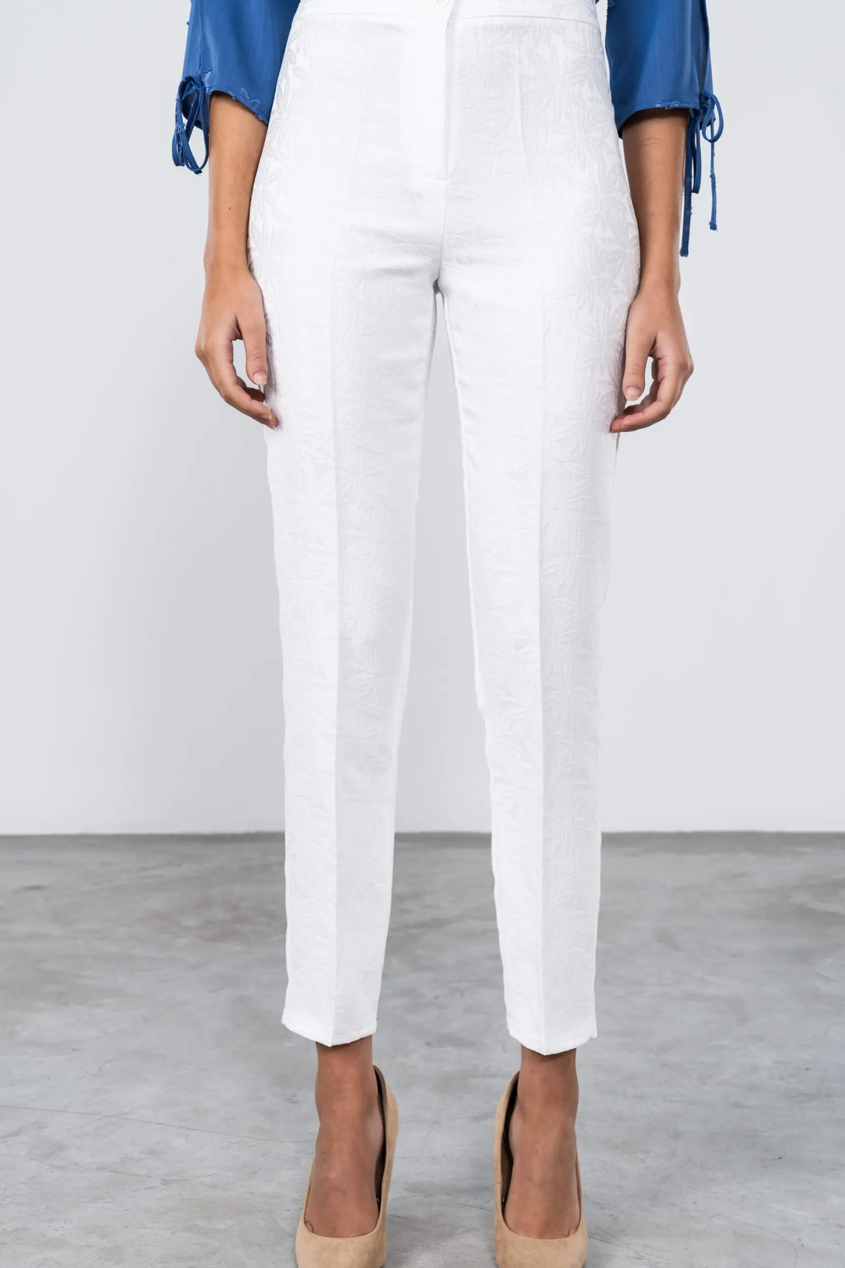 Precchio Pantalones<PANTALÓN JACQUARD