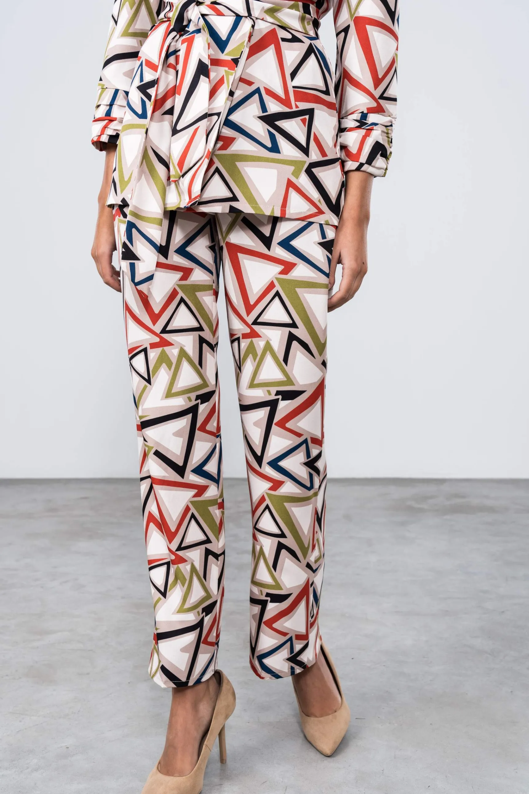 Precchio Pantalones<PANTALÓN TRIÁNGULOS