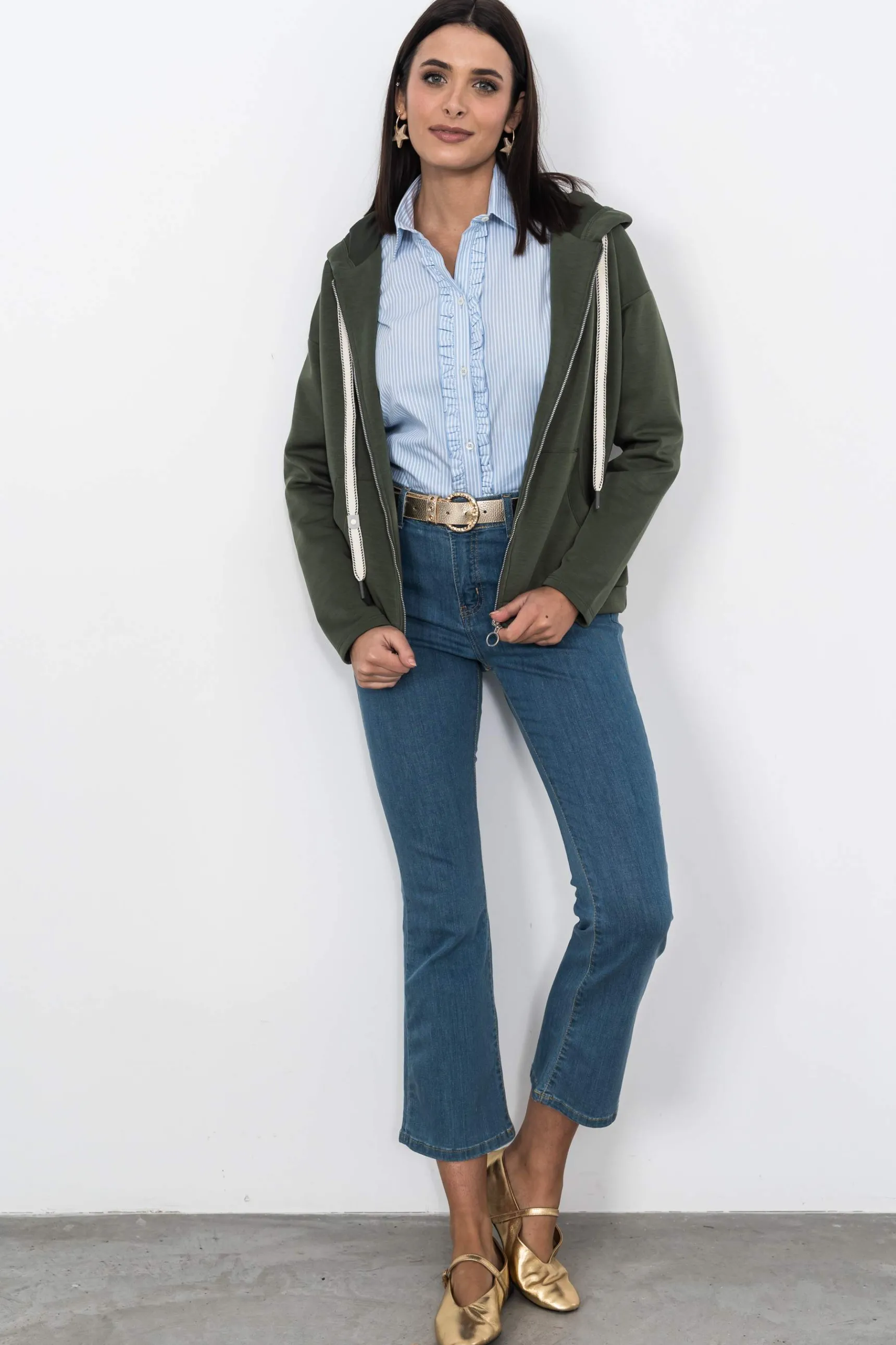 pantaln_vaquero_flare_azu_3.webp Precchio Pantalones<PANTALÓN VAQUERO FLARE AZUL