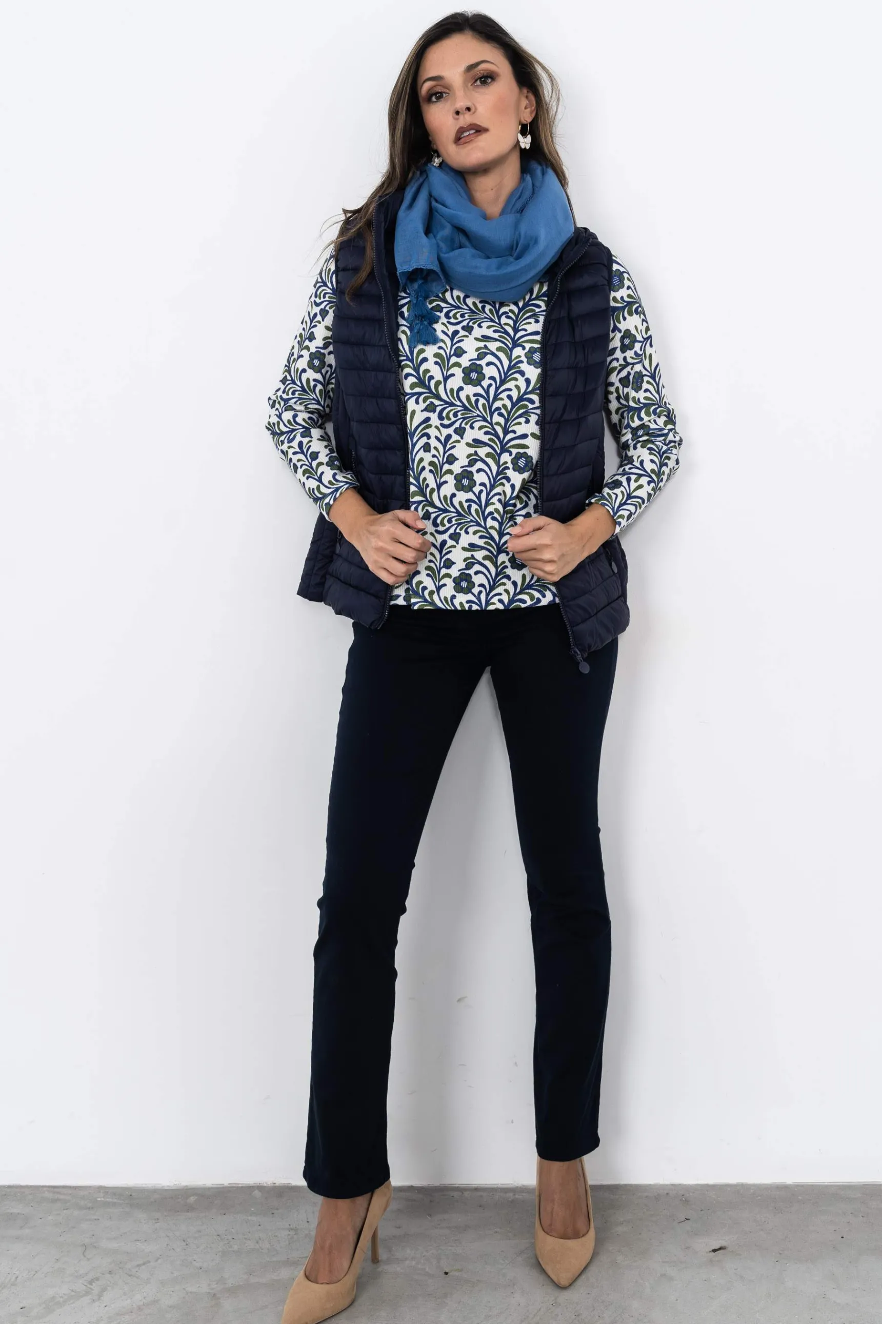 Precchio Pantalones<PANTALON 5 BOLSILLOS MARINO
