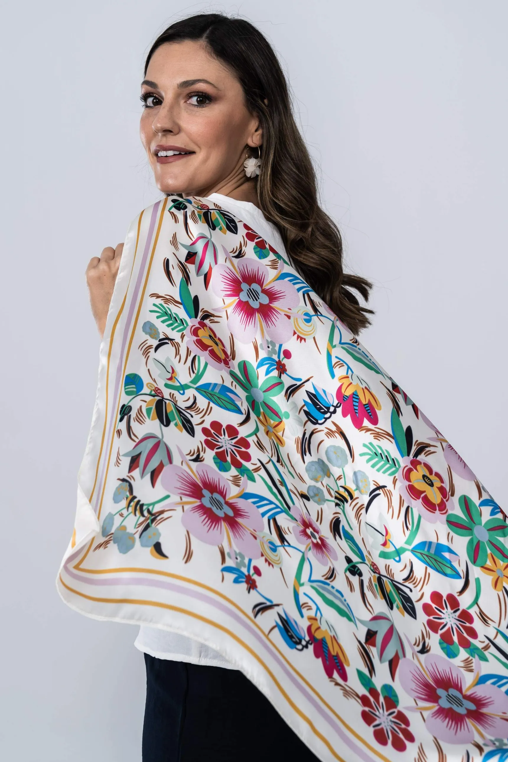 Precchio Foulards Y Estolas<PAÑUELO FLORES