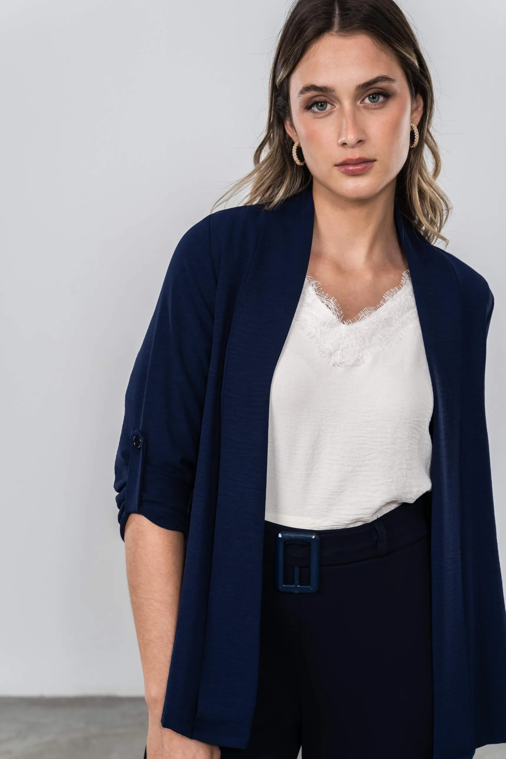 Precchio Chaquetas<SOBRECAMISA TRABILLA MARINO