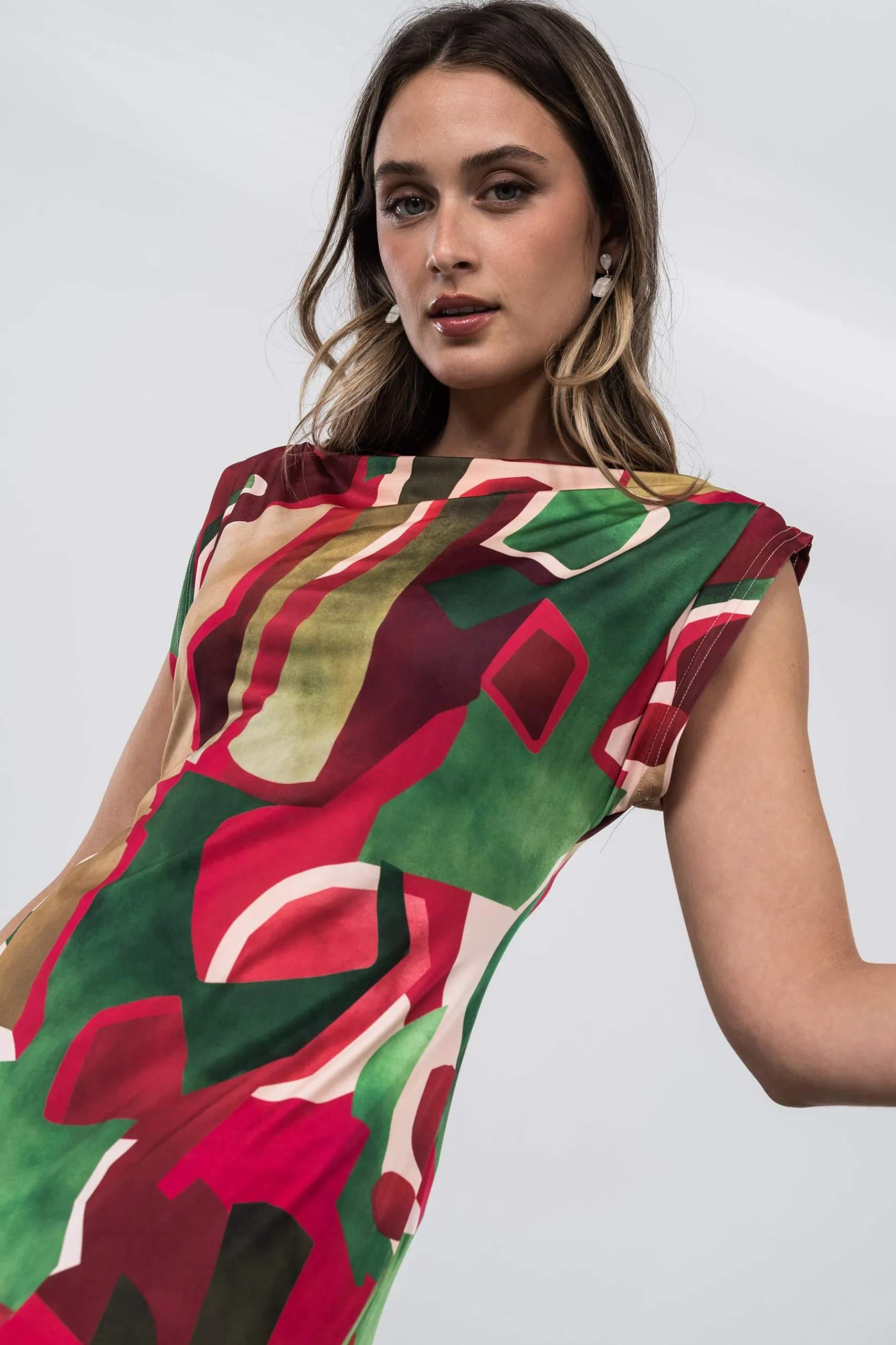 Precchio Vestidos<VESTIDO COLORES MANGA SISA