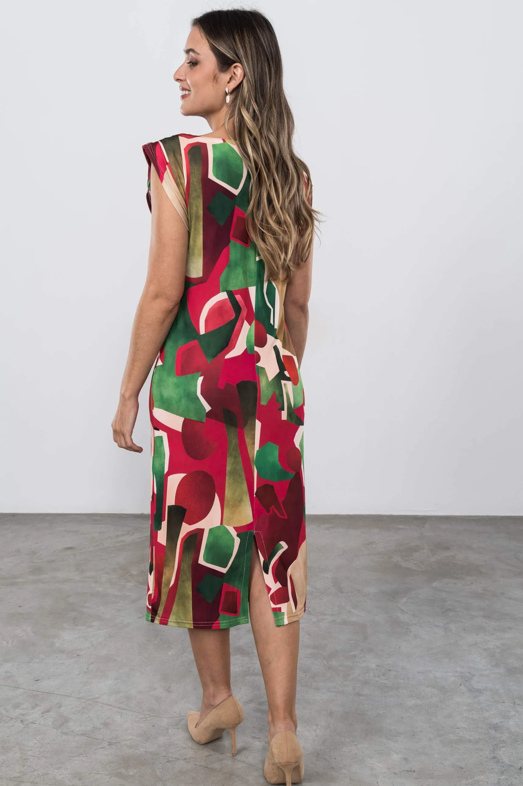 Precchio Vestidos<VESTIDO COLORES MANGA SISA