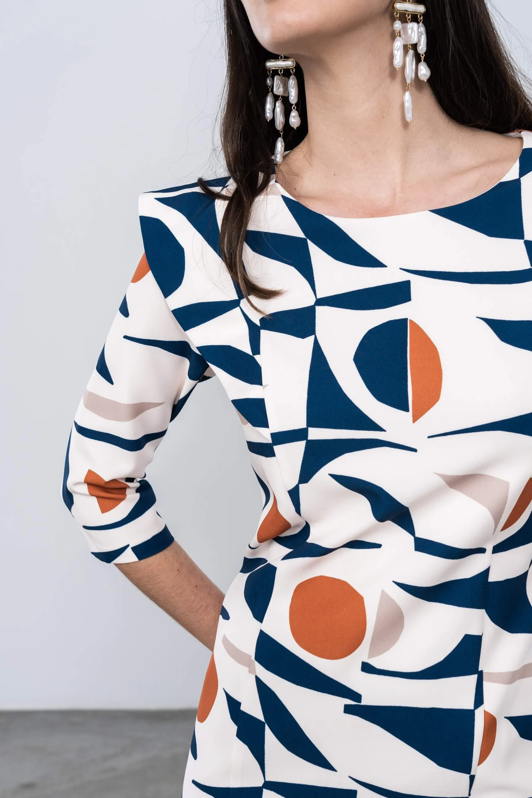Precchio Vestidos<VESTIDO DISEÑO HOMBROS