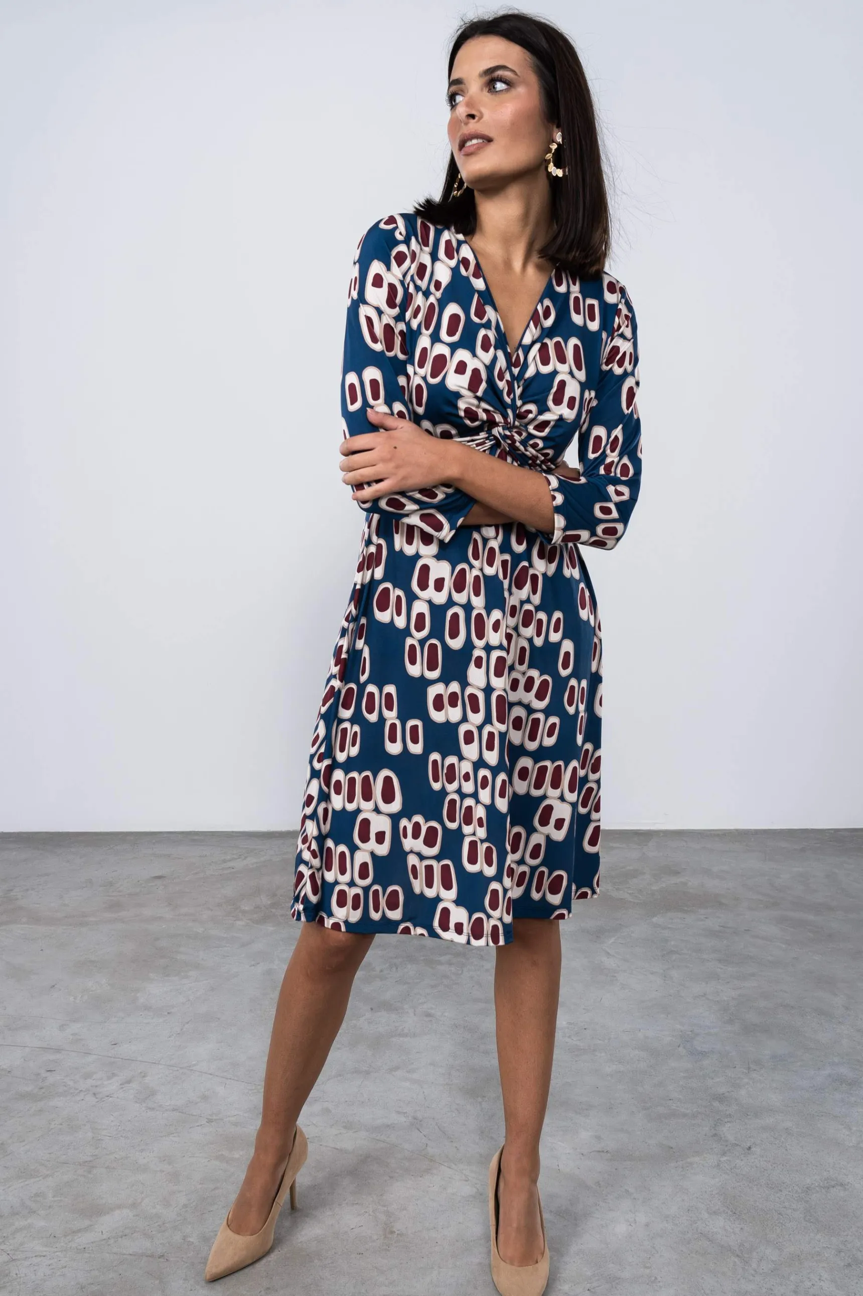 vestido_nudo_crculos_4.webp Precchio Vestidos<VESTIDO NUDO CÍRCULOS