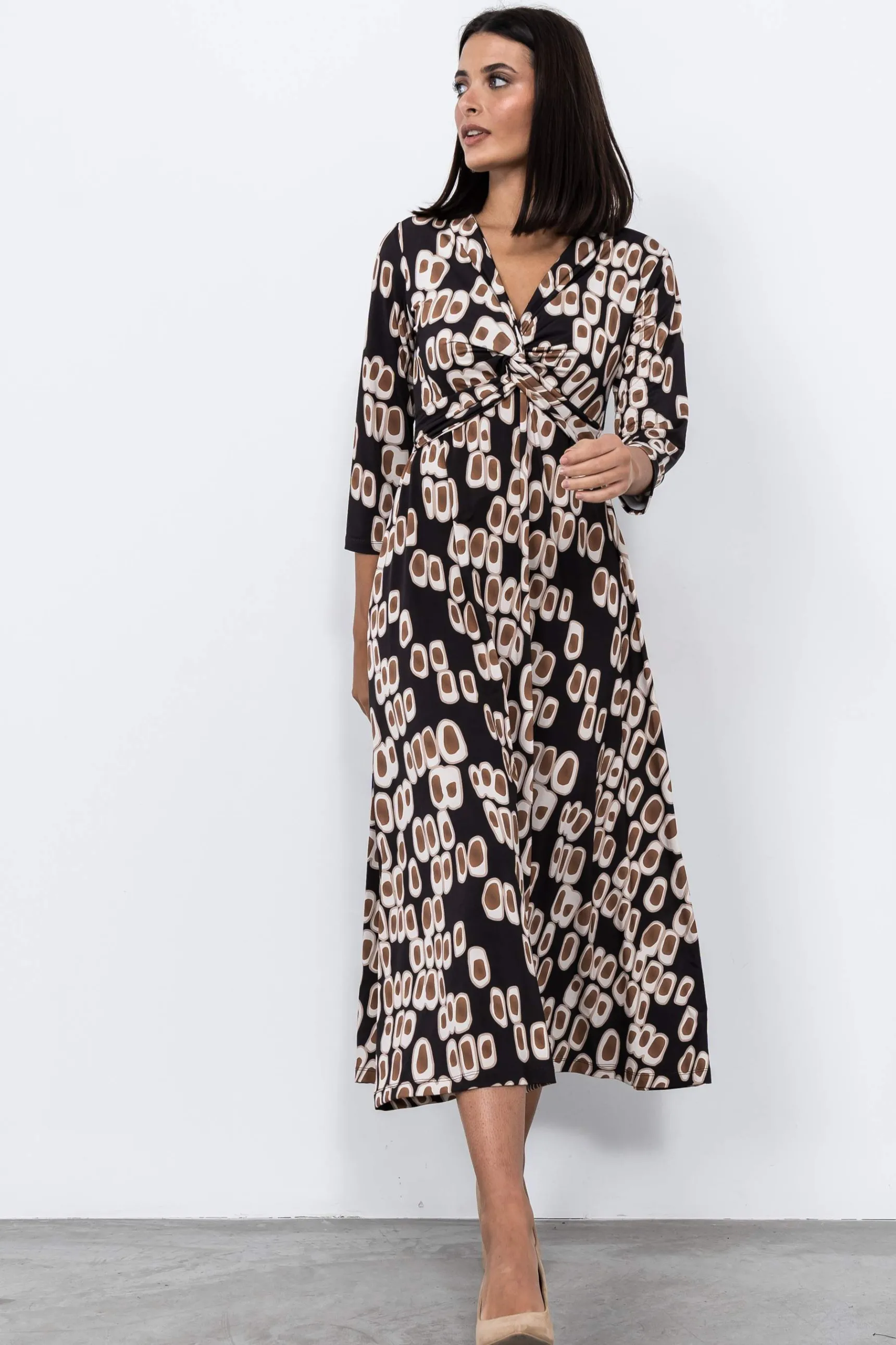vestido_nudo_crculos_larg_3.webp Precchio Vestidos<VESTIDO NUDO CÍRCULOS LARGO