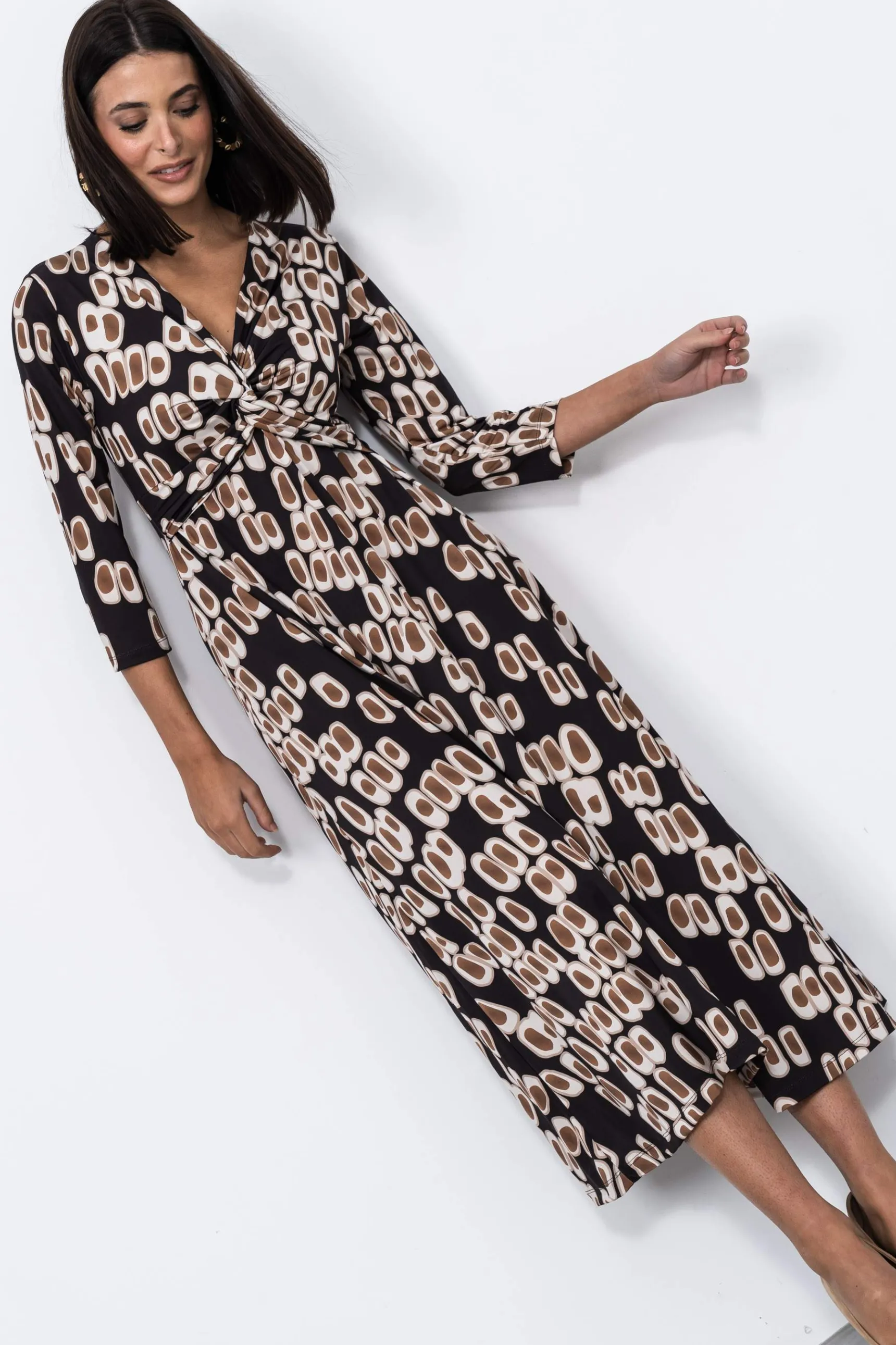 vestido_nudo_crculos_larg_4.webp Precchio Vestidos<VESTIDO NUDO CÍRCULOS LARGO