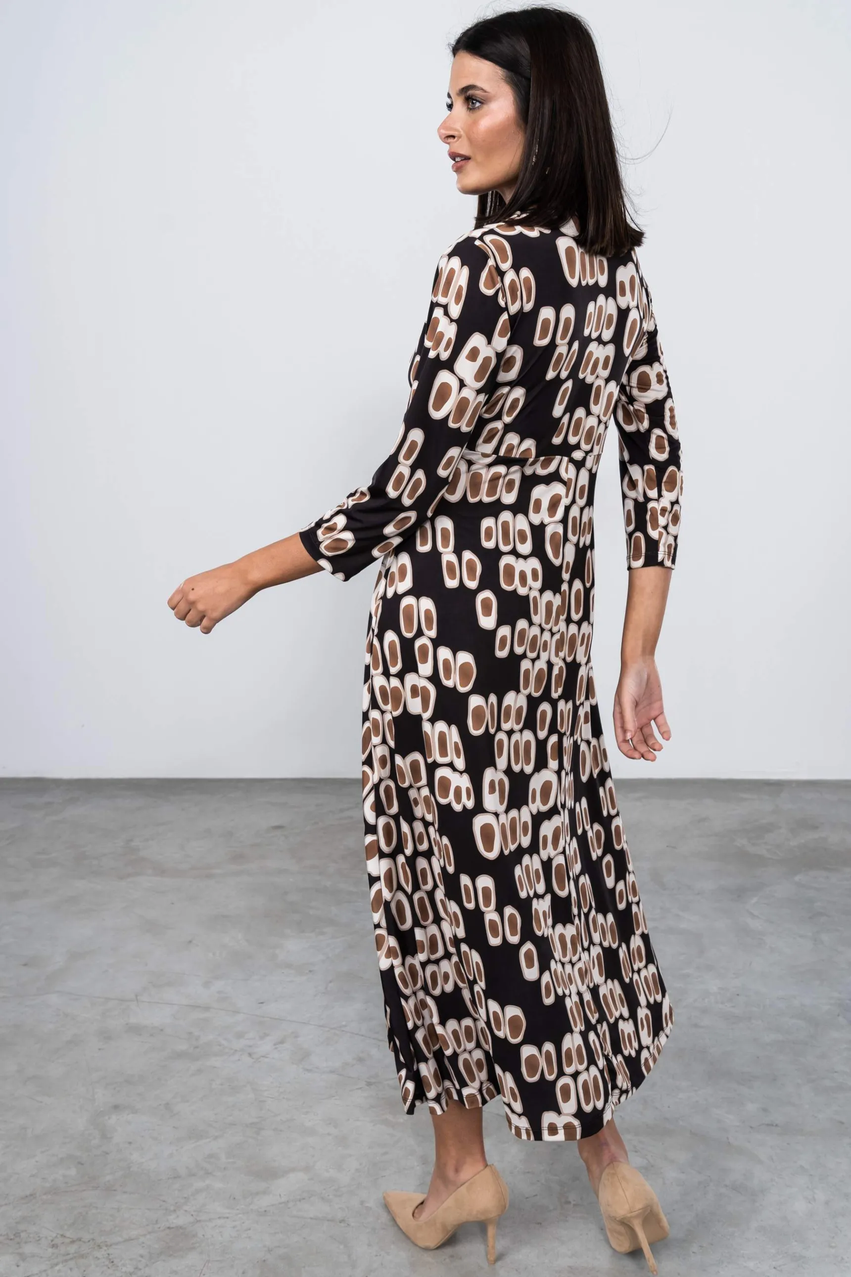 vestido_nudo_crculos_larg_5.webp Precchio Vestidos<VESTIDO NUDO CÍRCULOS LARGO
