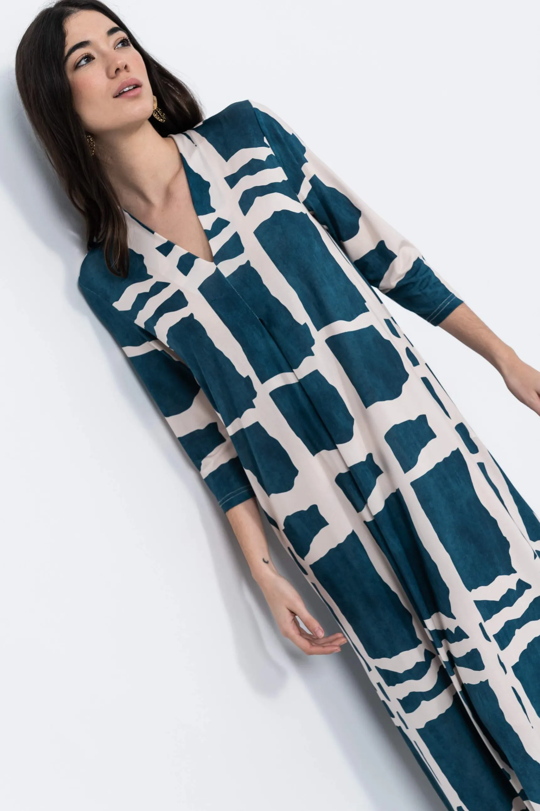 vestido_pico_bloques_2.webp Precchio Vestidos<VESTIDO PICO BLOQUES