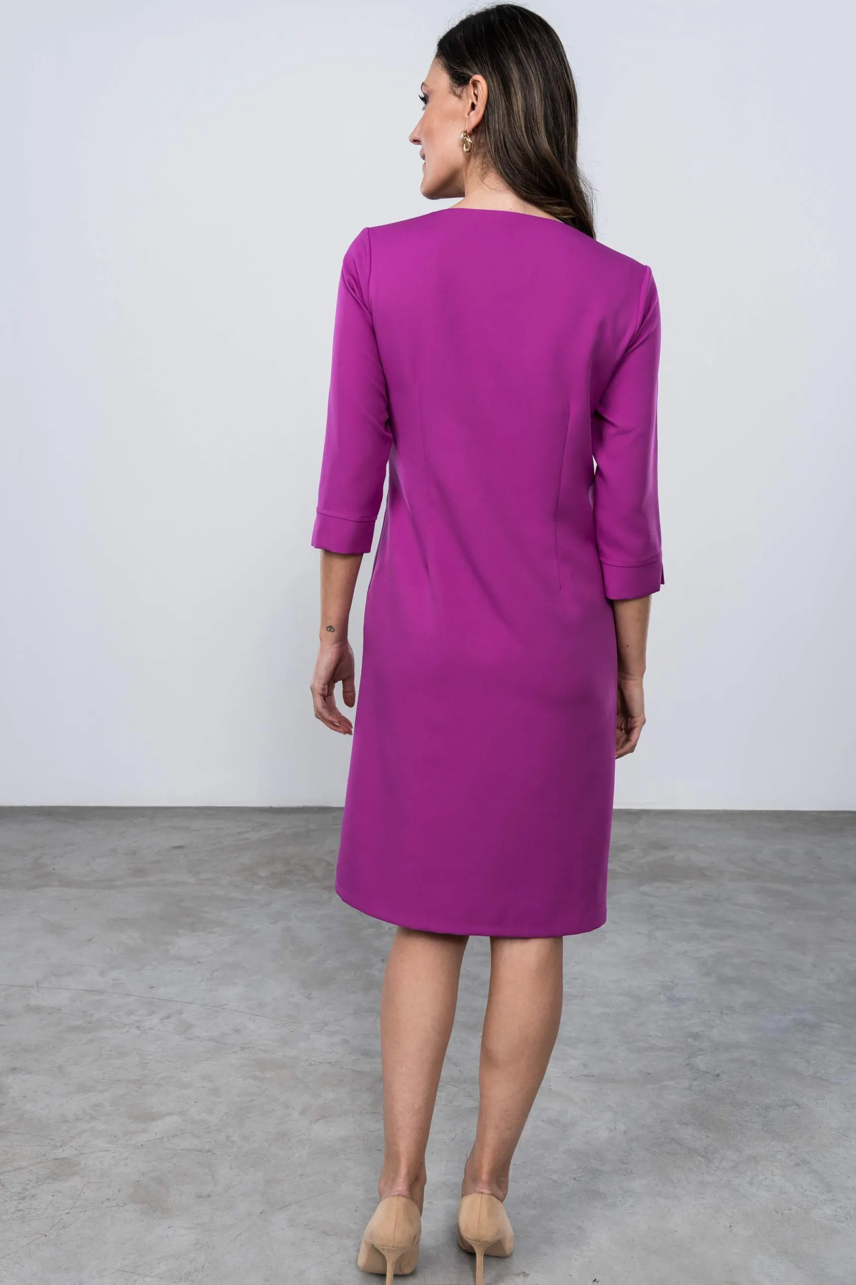 vestido_tapetas_botn_buga_5.webp Precchio Vestidos<VESTIDO TAPETAS BOTÓN BUGANVILLA